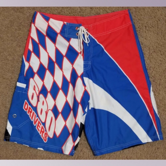 AGONSWIM Board Shorts Swim Trunks Mens Size 34 NEW - Picture 1 of 5